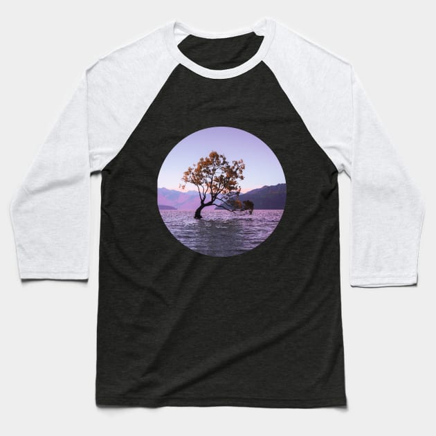 Alone Tree in the middle of the river Baseball T-Shirt by Aziz